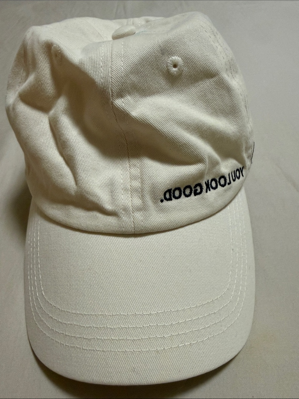 Kids Cream Baseball Cap - Unbranded